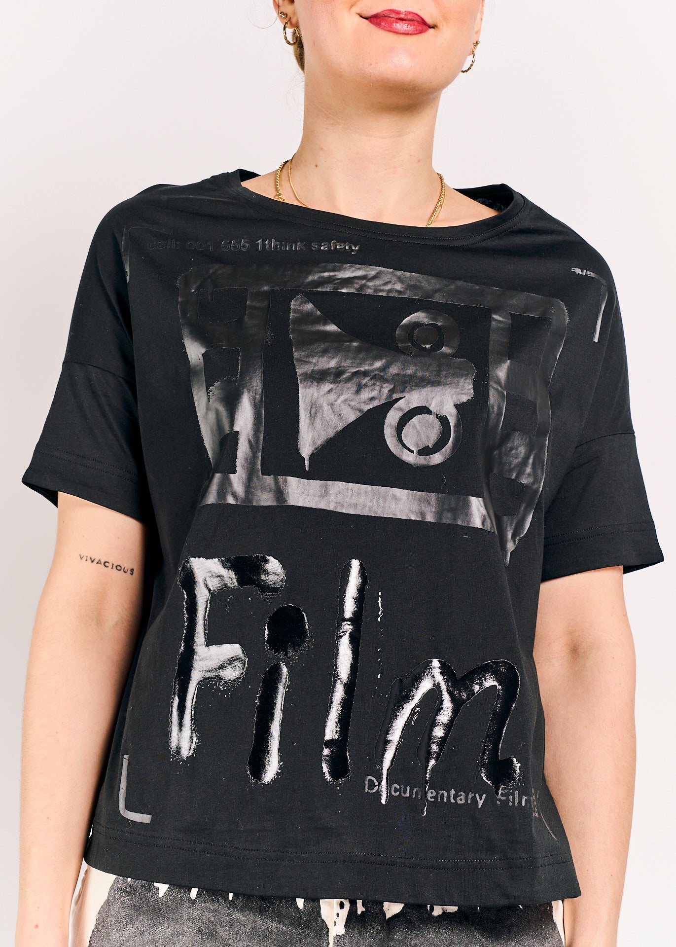 Rundholz DIP Shirt Black/Black Print