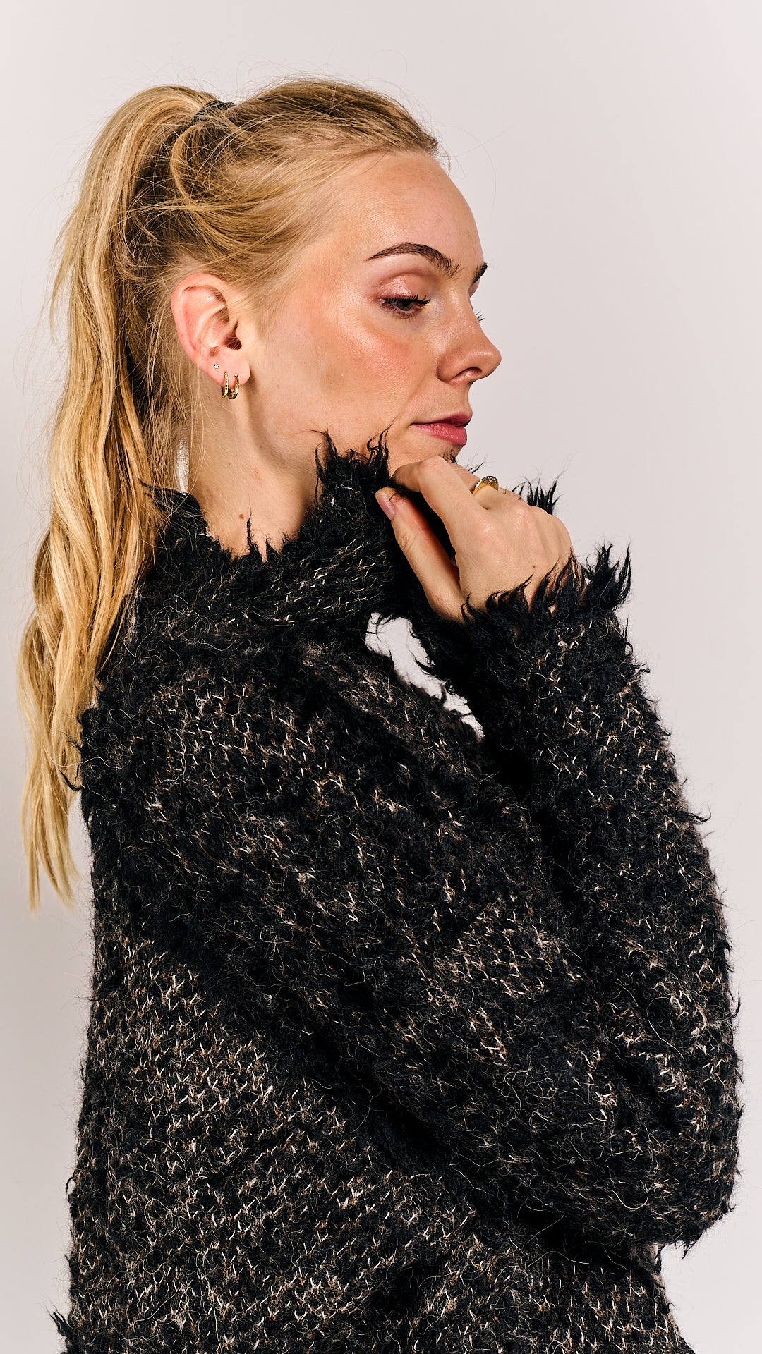 Rundholz Mainline Pullover Black Jacquard