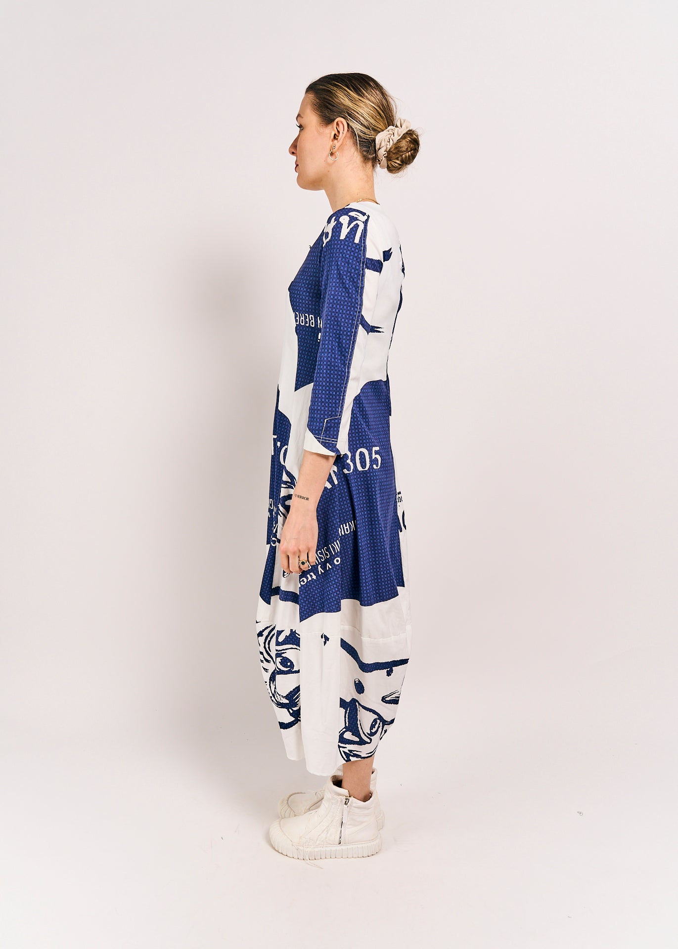 Rundholz  Black Label Dress Navy Print size Extra Small