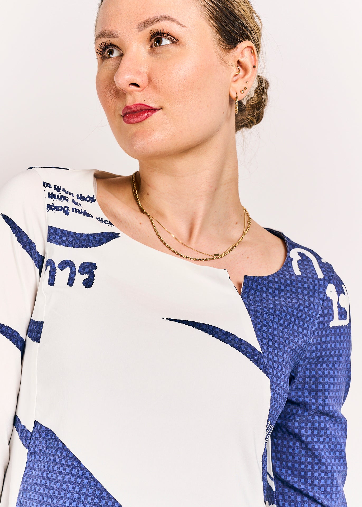 Rundholz Black Label Dress Navy Print