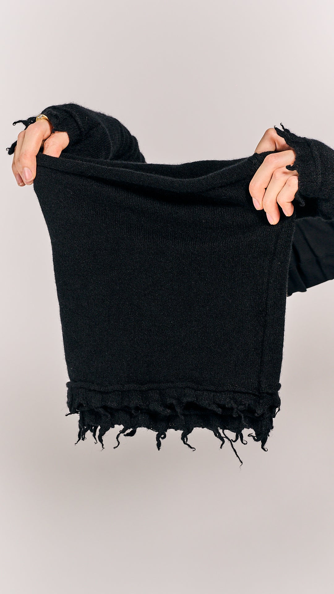 Rundholz Mainline Cashmere Collar Black