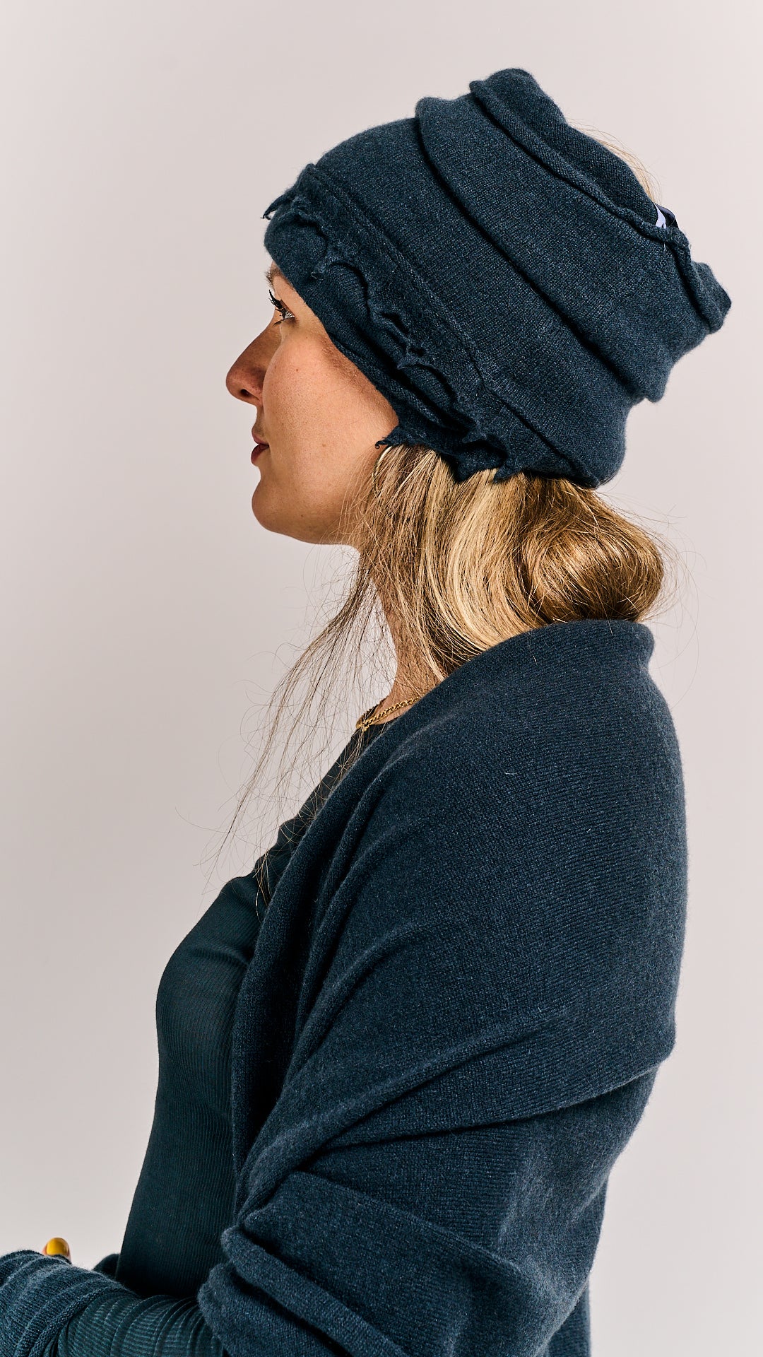 Rundholz Mainline Cashmere Collar Petrol