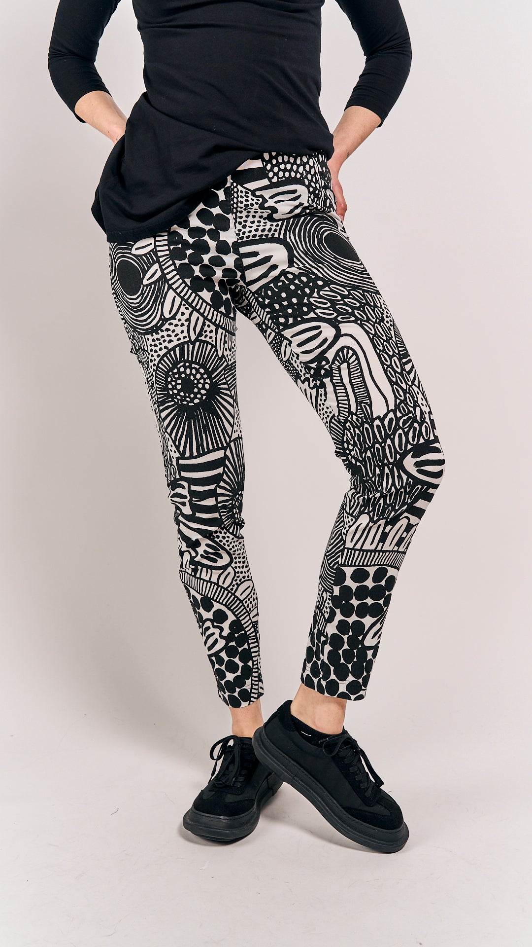 Rundholz Black Label Trousers Black Print
