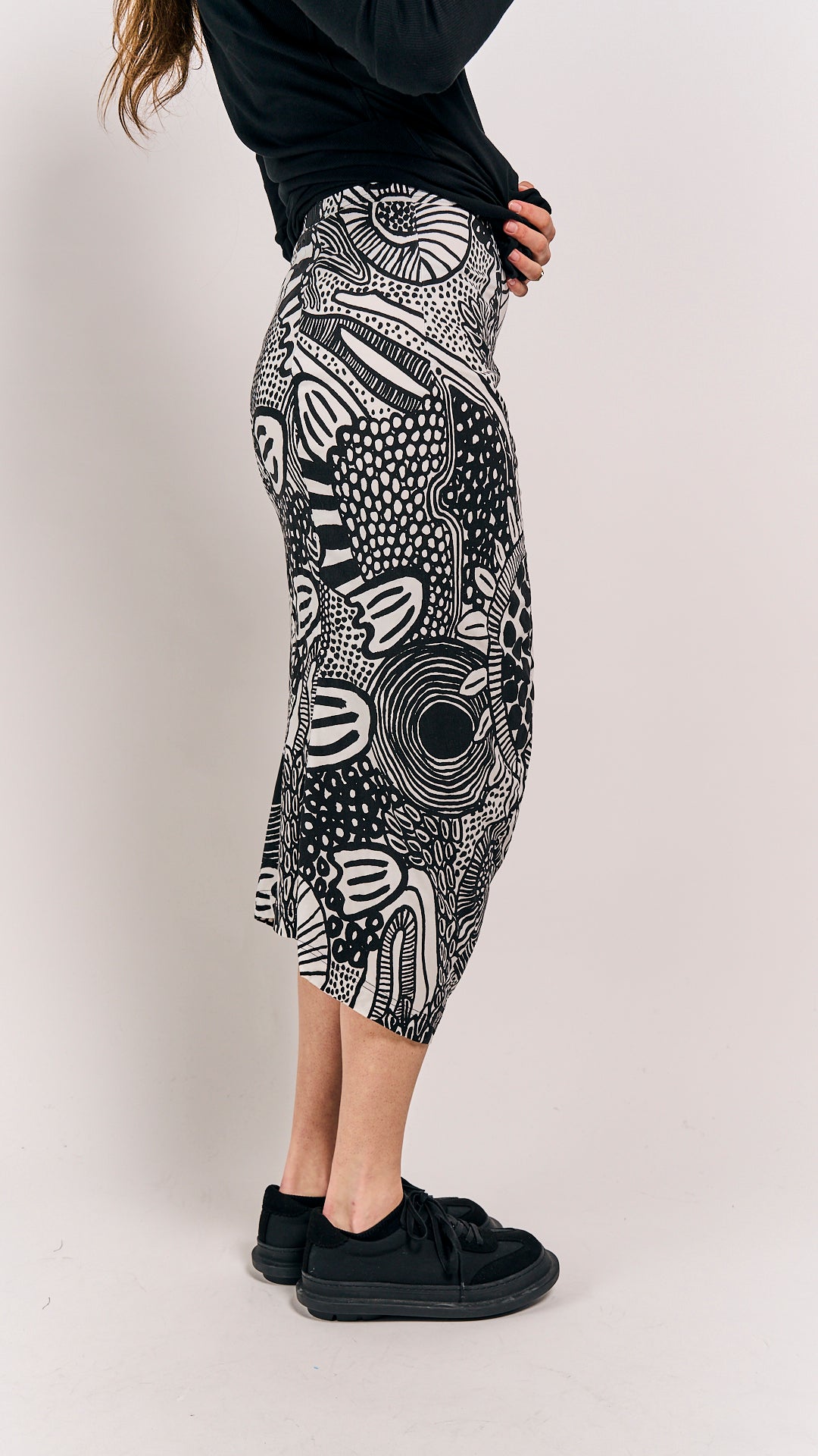 Rundholz Black Label Skirt Black Print