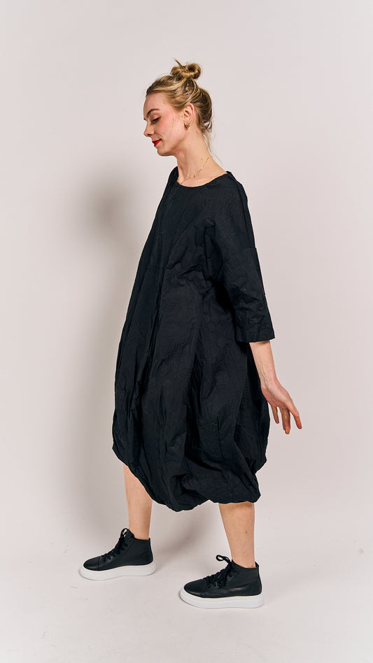 Rundholz Black Label Dress Black Poplin Print
