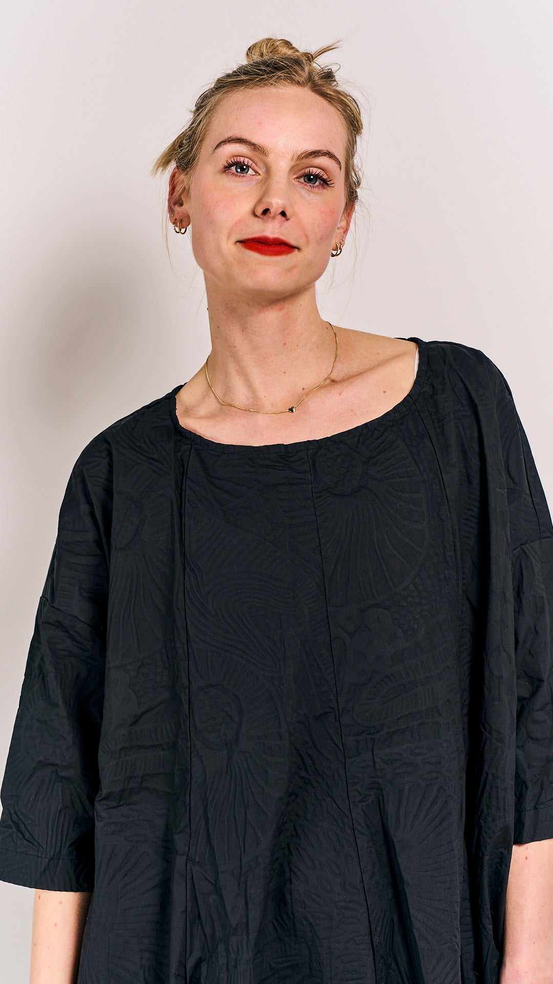 Rundholz Black Label Dress Black Poplin Print