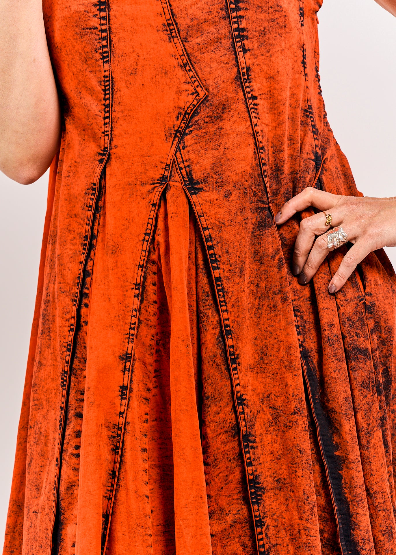 Rundholz DIP Dress Mandarin Dye