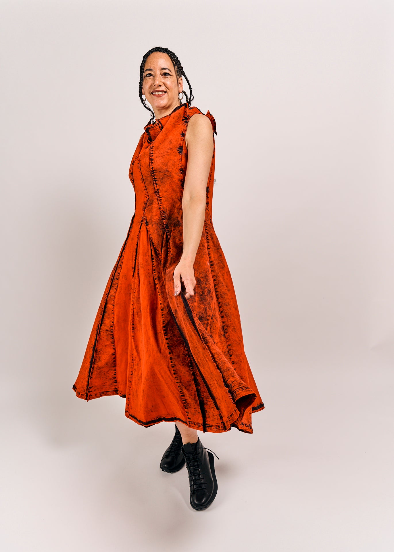 Rundholz DIP Dress Mandarin Dye