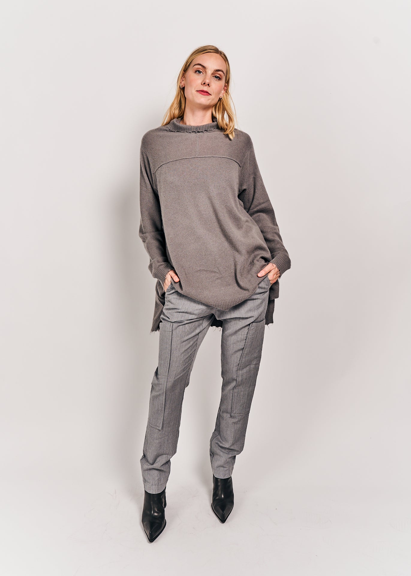 Rundholz DIP Trousers Pencil Melange size Small