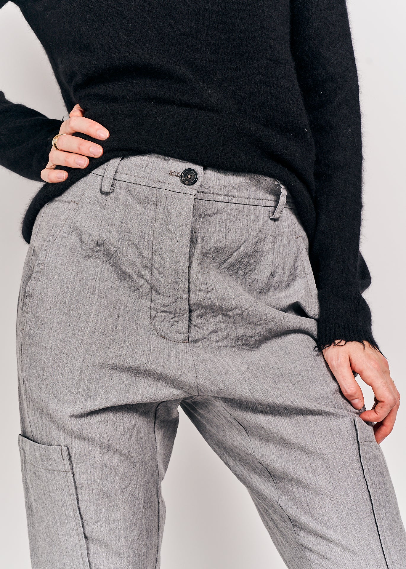 Rundholz DIP Trousers Pencil Melange size Small