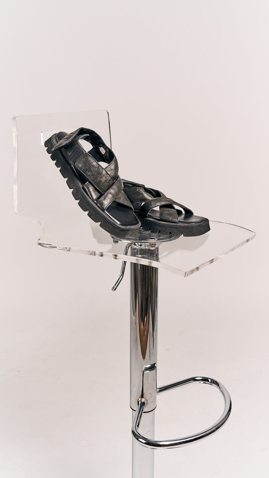 Puro Secret Sandals Tricky Black size 37