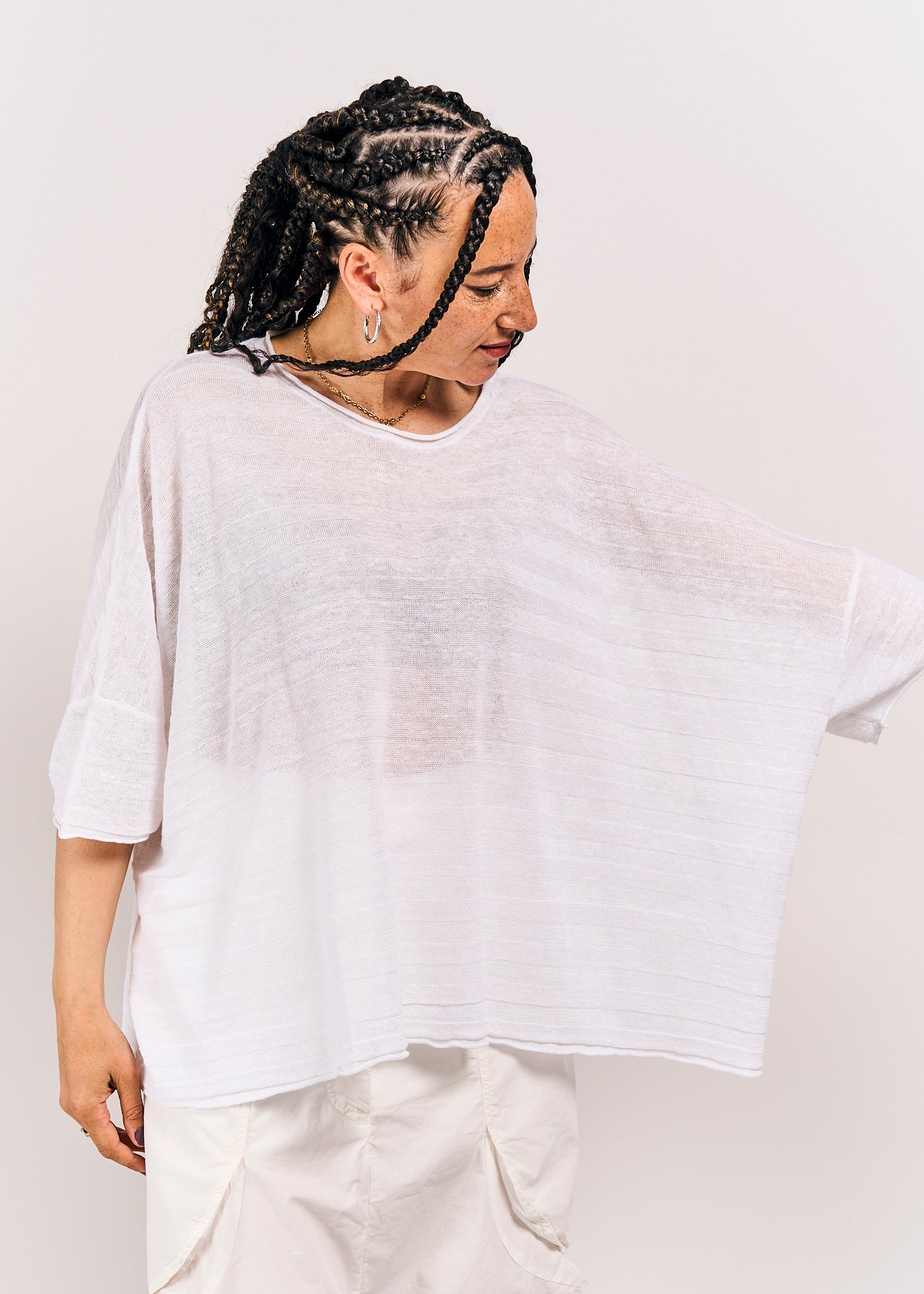 Rundholz Black Label Pullover Offwhite