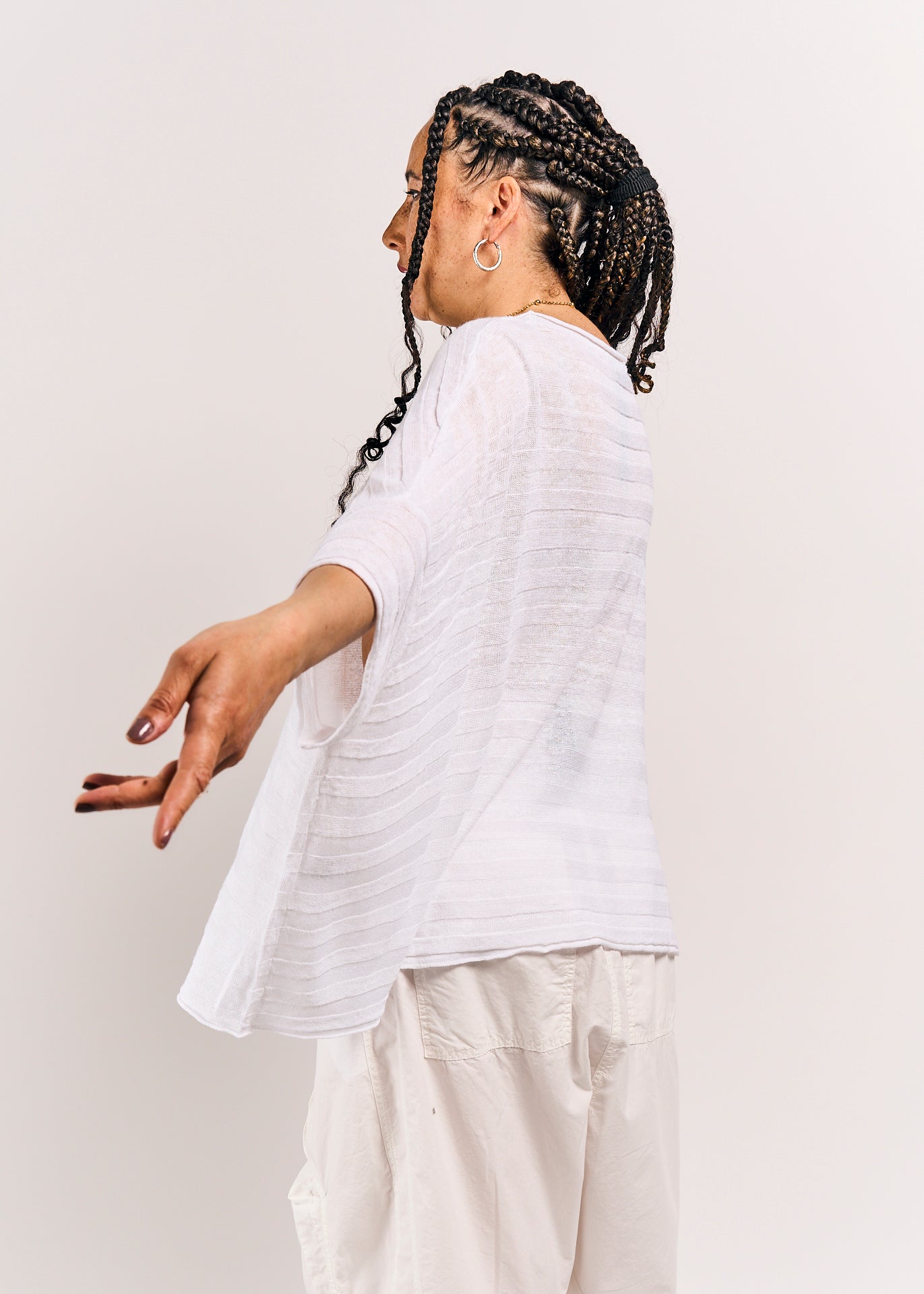 Rundholz Black Label Pullover Offwhite