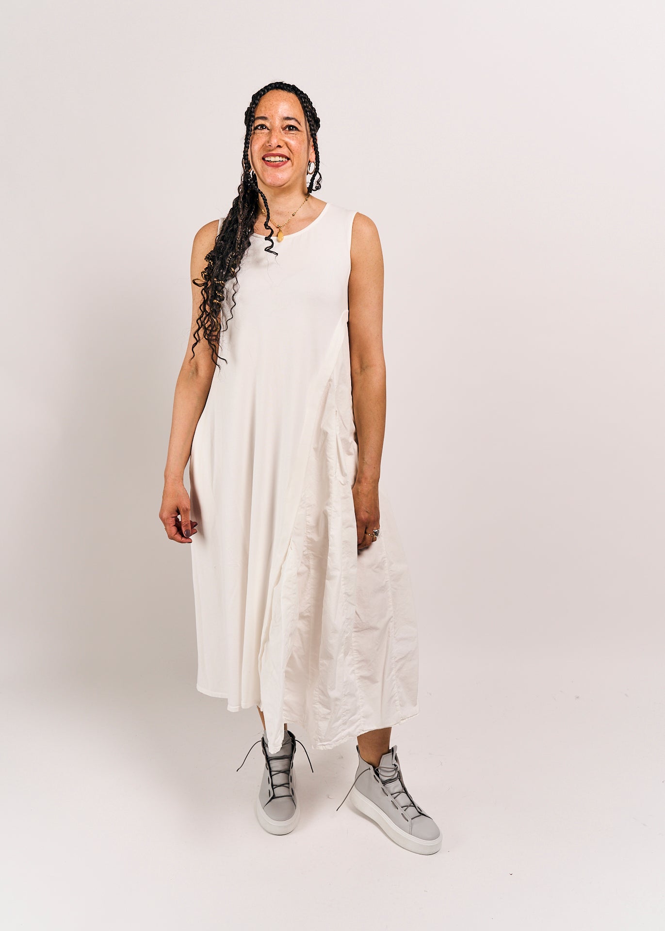 Rundholz Black Label Dress Offwhite