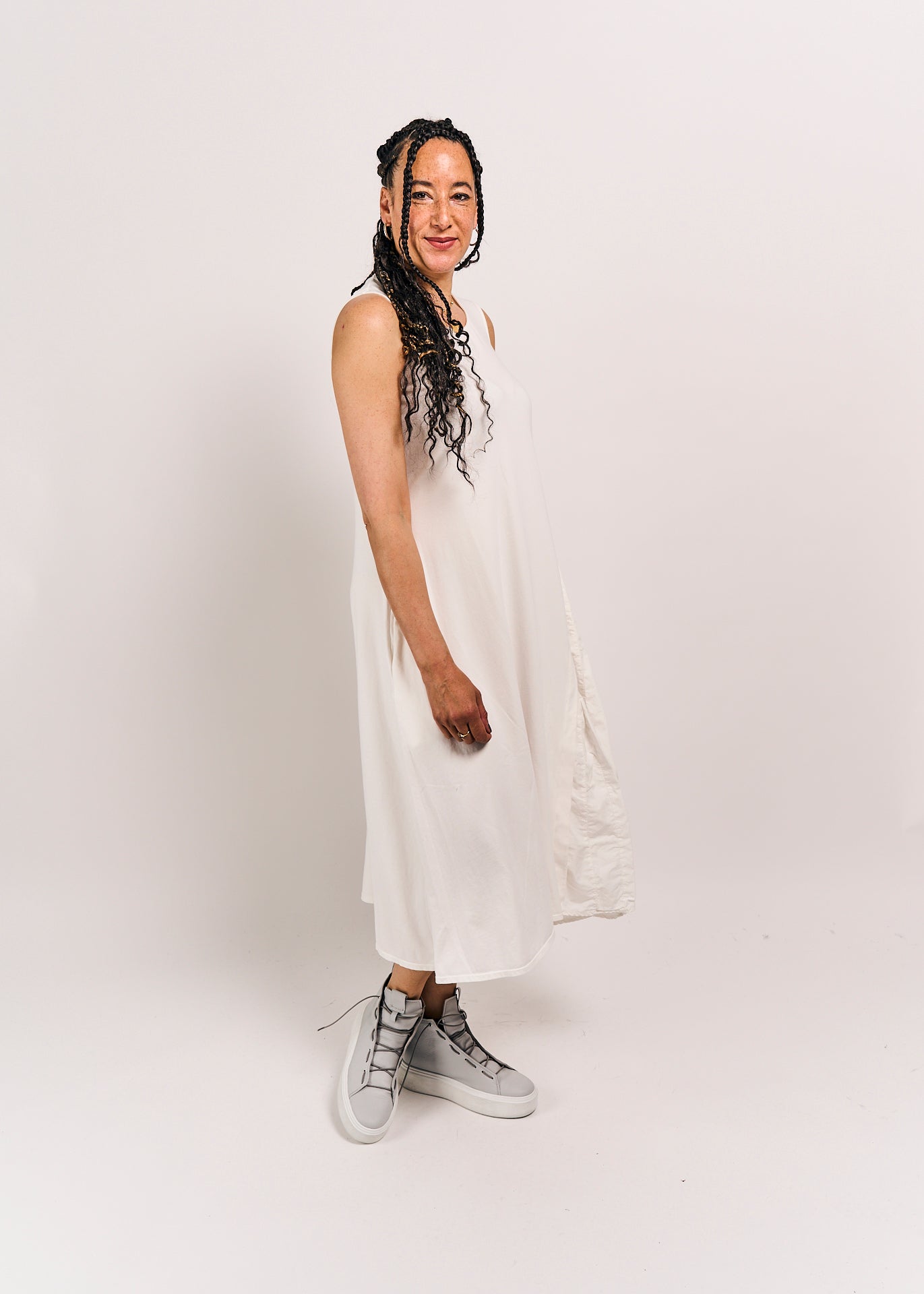 Rundholz Black Label Dress Offwhite
