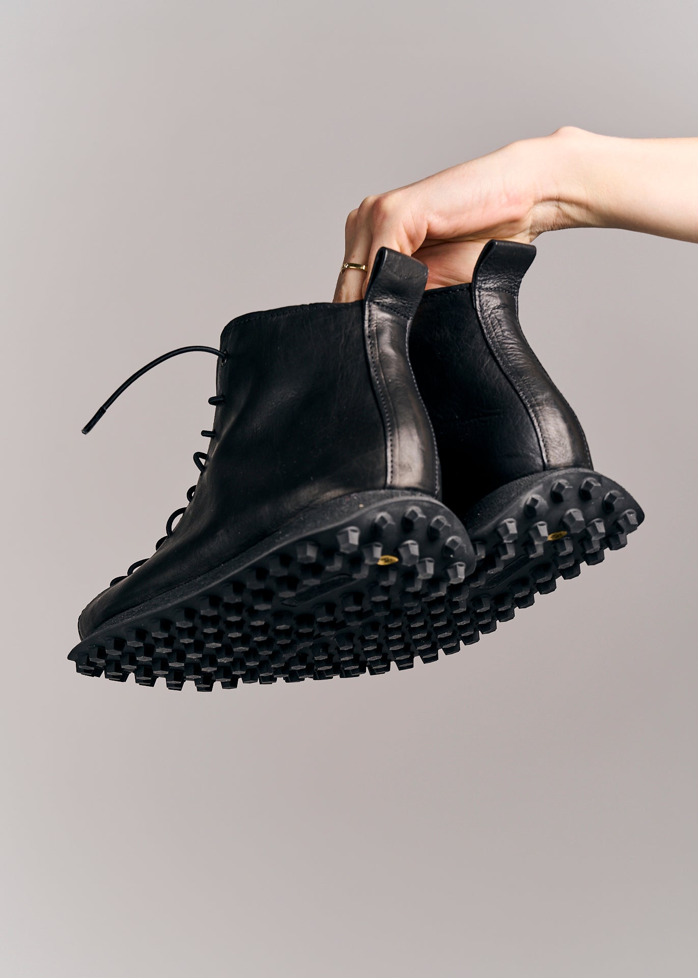 Puro Leather Sneakers Home Base Black