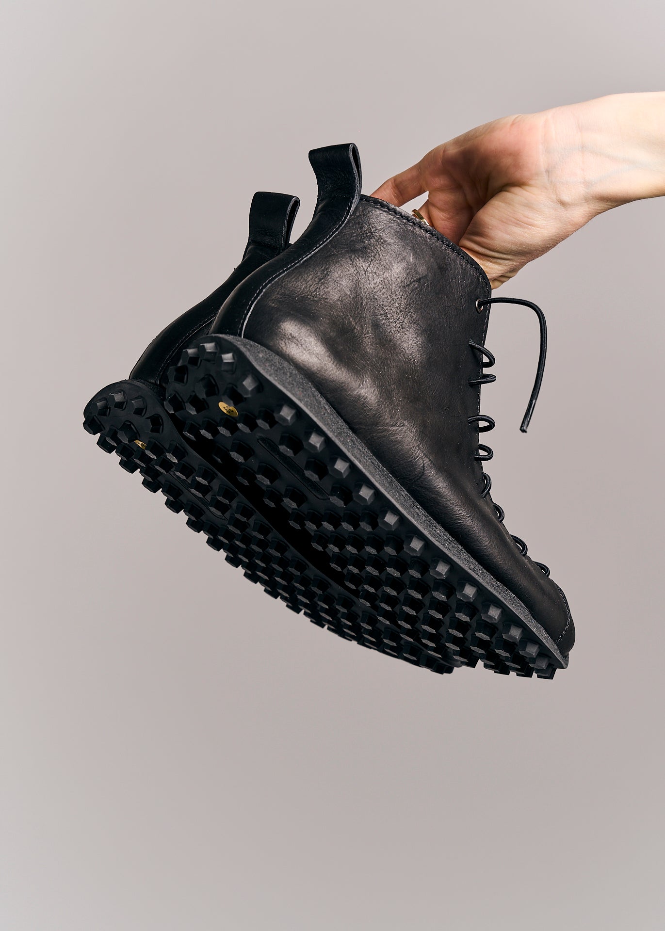 Puro Leather Sneakers Home Base Black