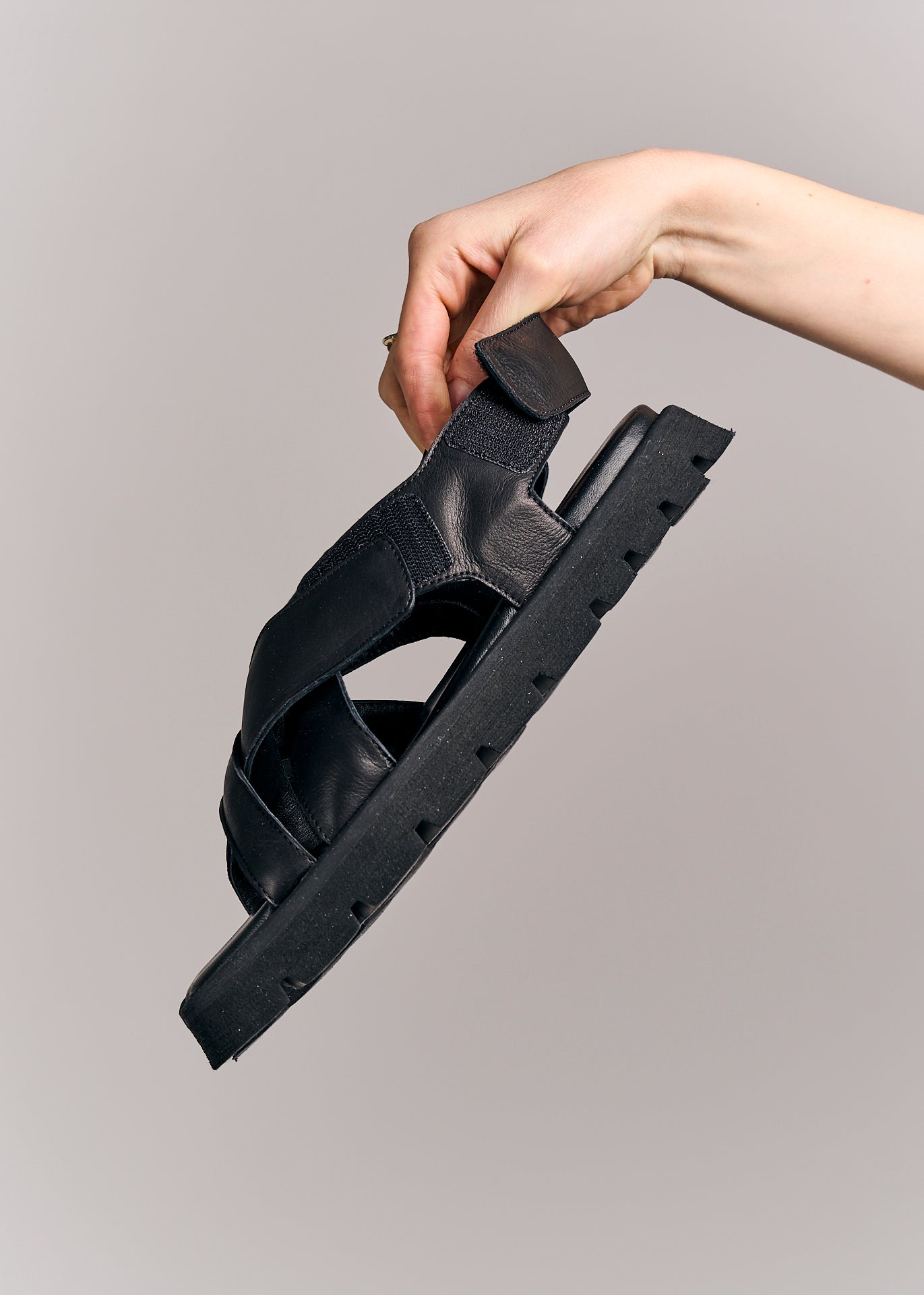 Puro Secret Sandals Tricky Black size 38