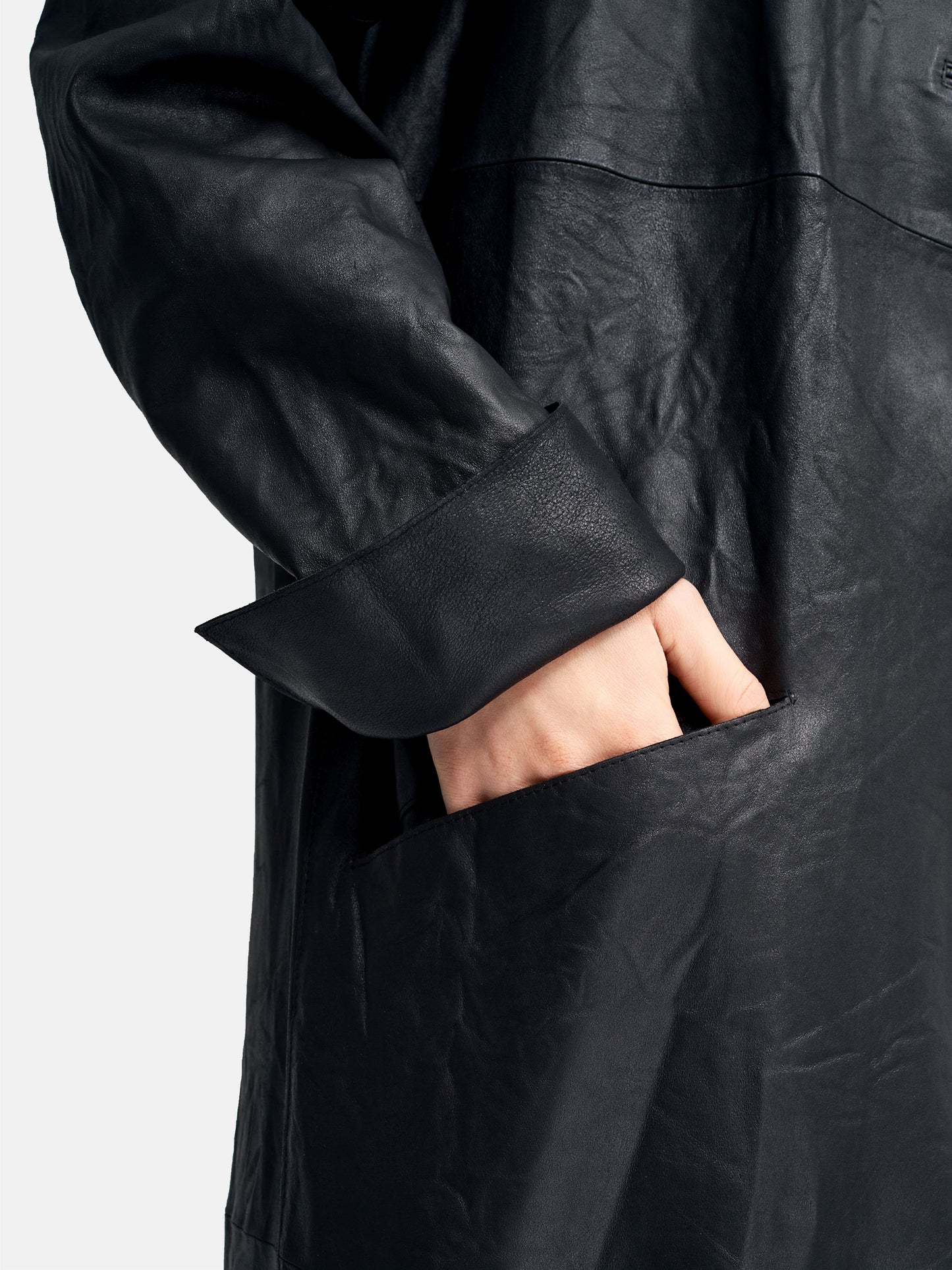Van Der Wilt Maxi Coat Black 6086