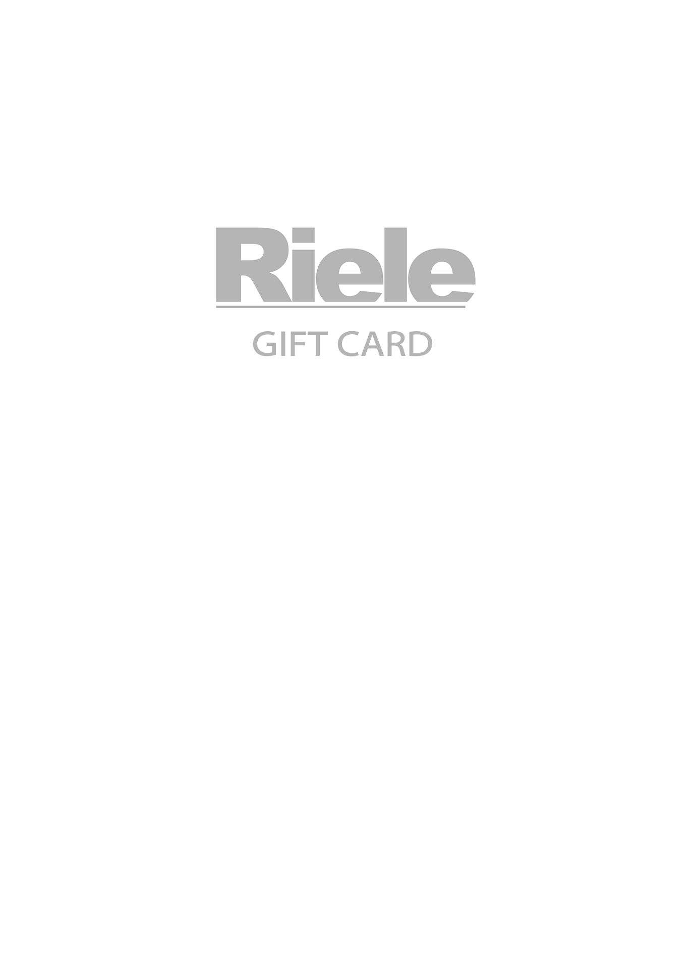 Store Riele Gift Card
