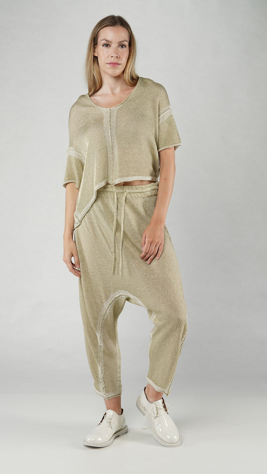 Rundholz Mainline Pullover Gold Sparkle