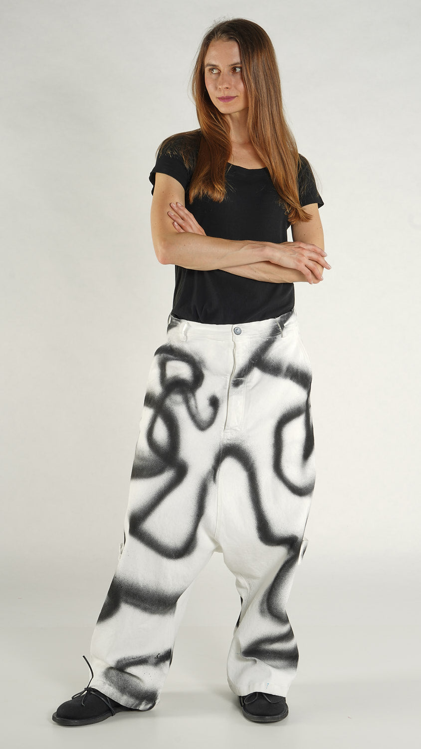 PRE-ORDER Rundholz Mainline Trousers Graffiti