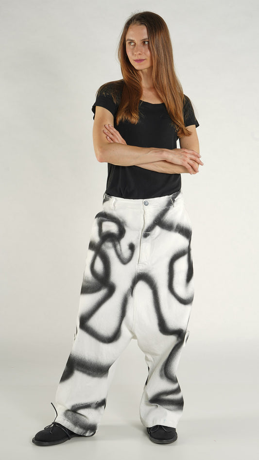 PRE-ORDER Rundholz Mainline Trousers Graffiti