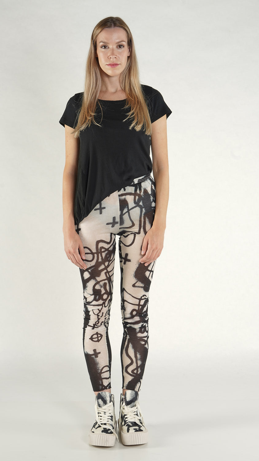 PRE-ORDER Rundholz Mainline Legging Black Print