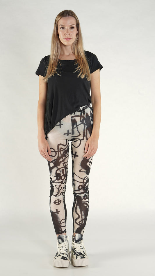 PRE-ORDER Rundholz Mainline Legging Black Print