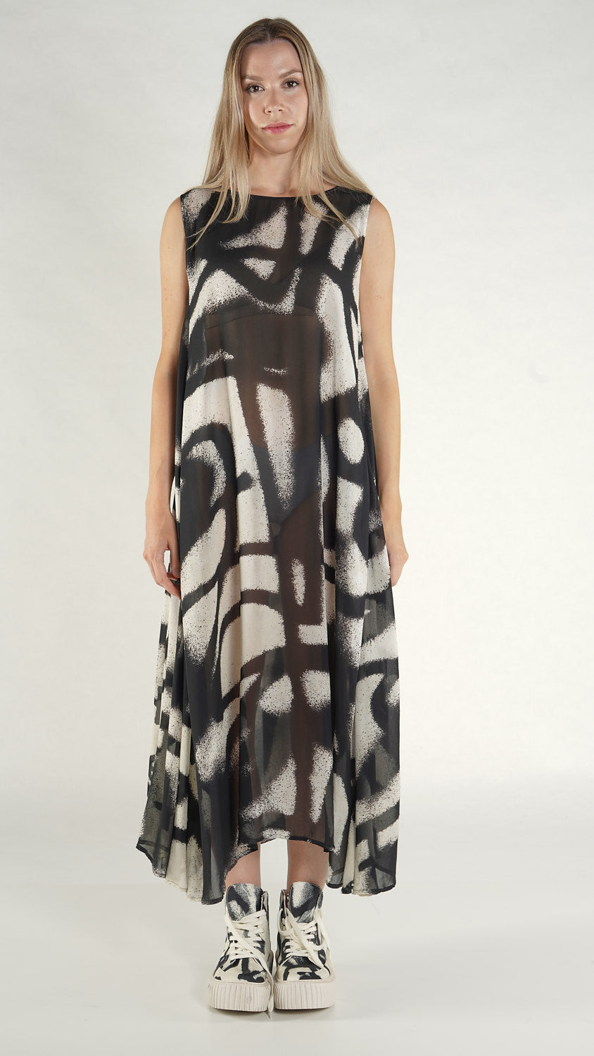 PRE-ORDER Rundholz Mainline Dress Black Print