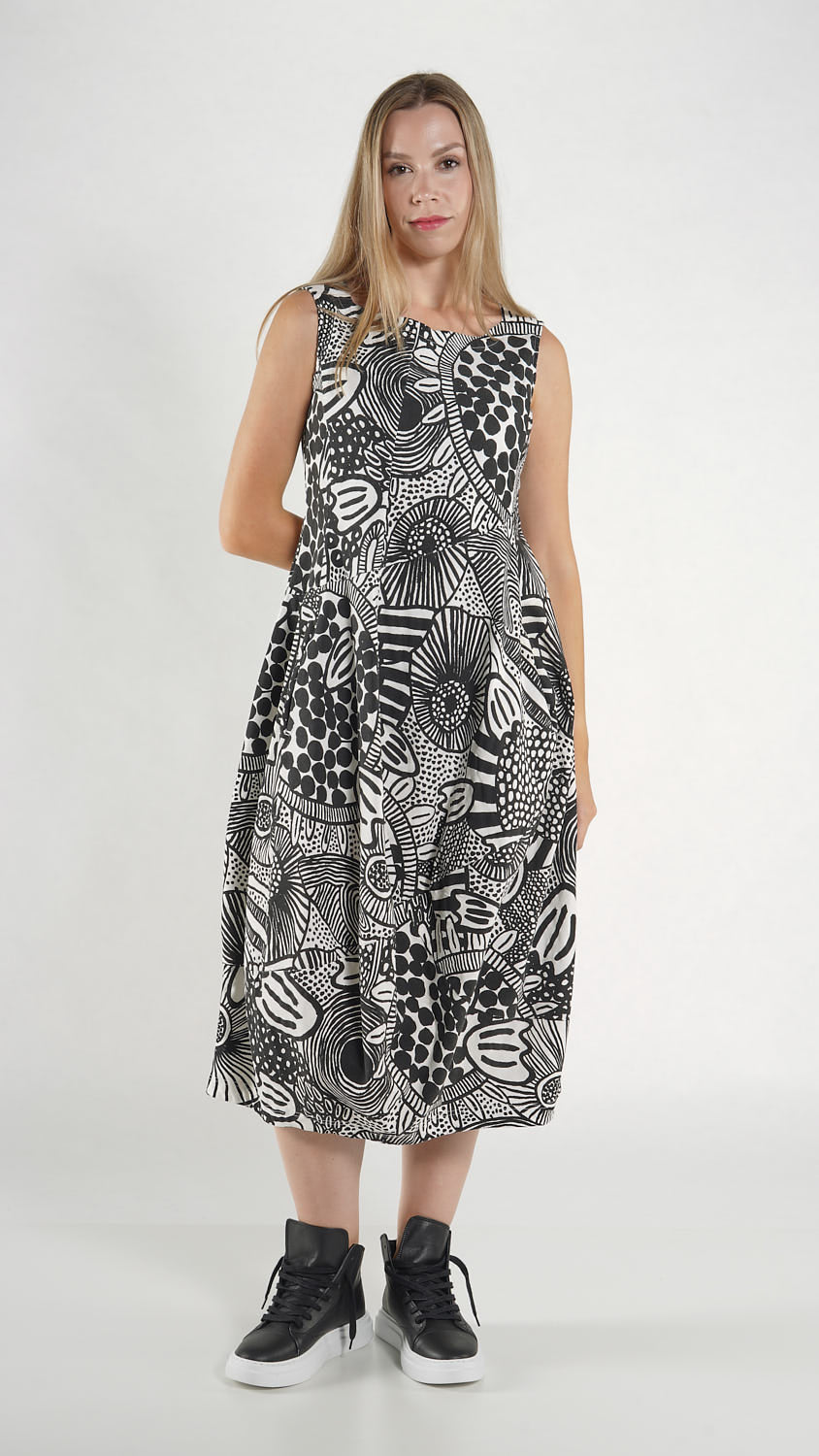 PRE-ORDER Rundholz Black Label Dress Black Print