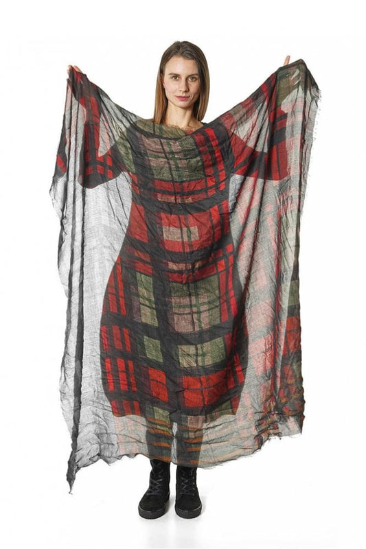 Rundholz Black Label Shawl Check Multicolor