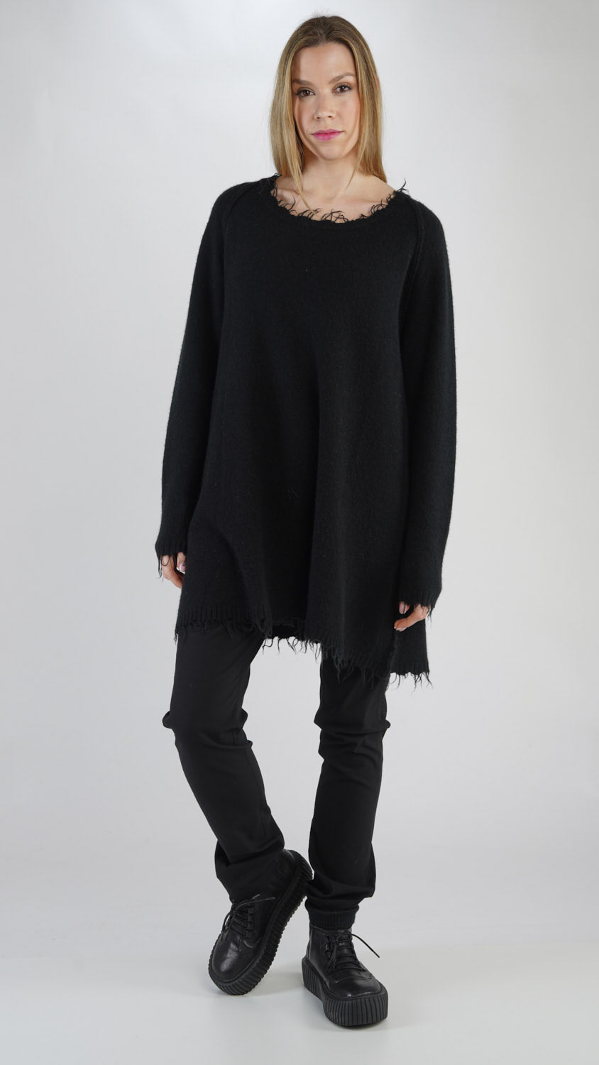 Rundholz Mainline Knitted Sweater Black