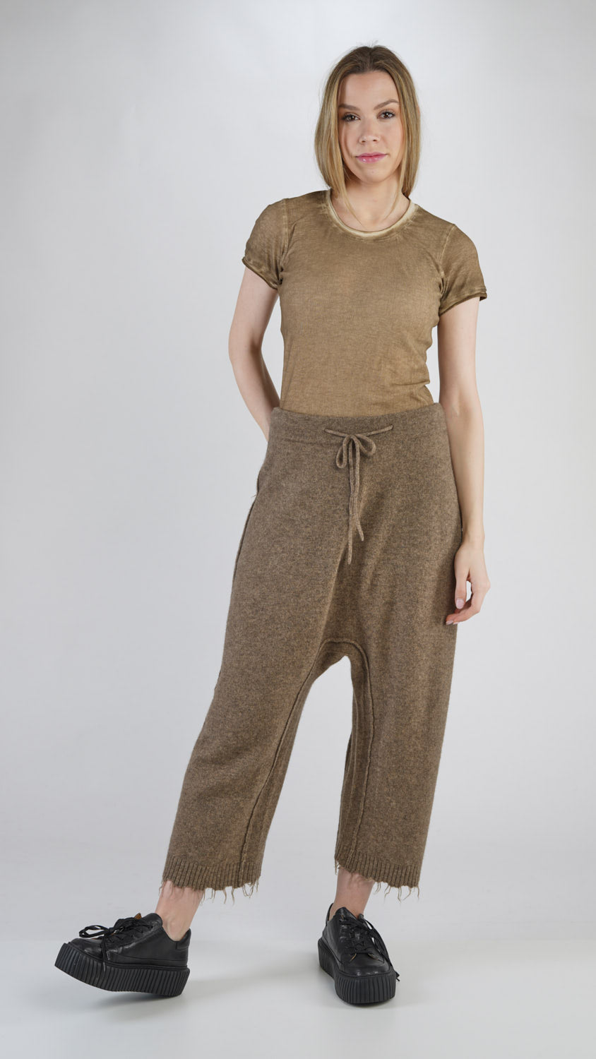 Rundholz Mainline Knitted Trousers Camel Mel