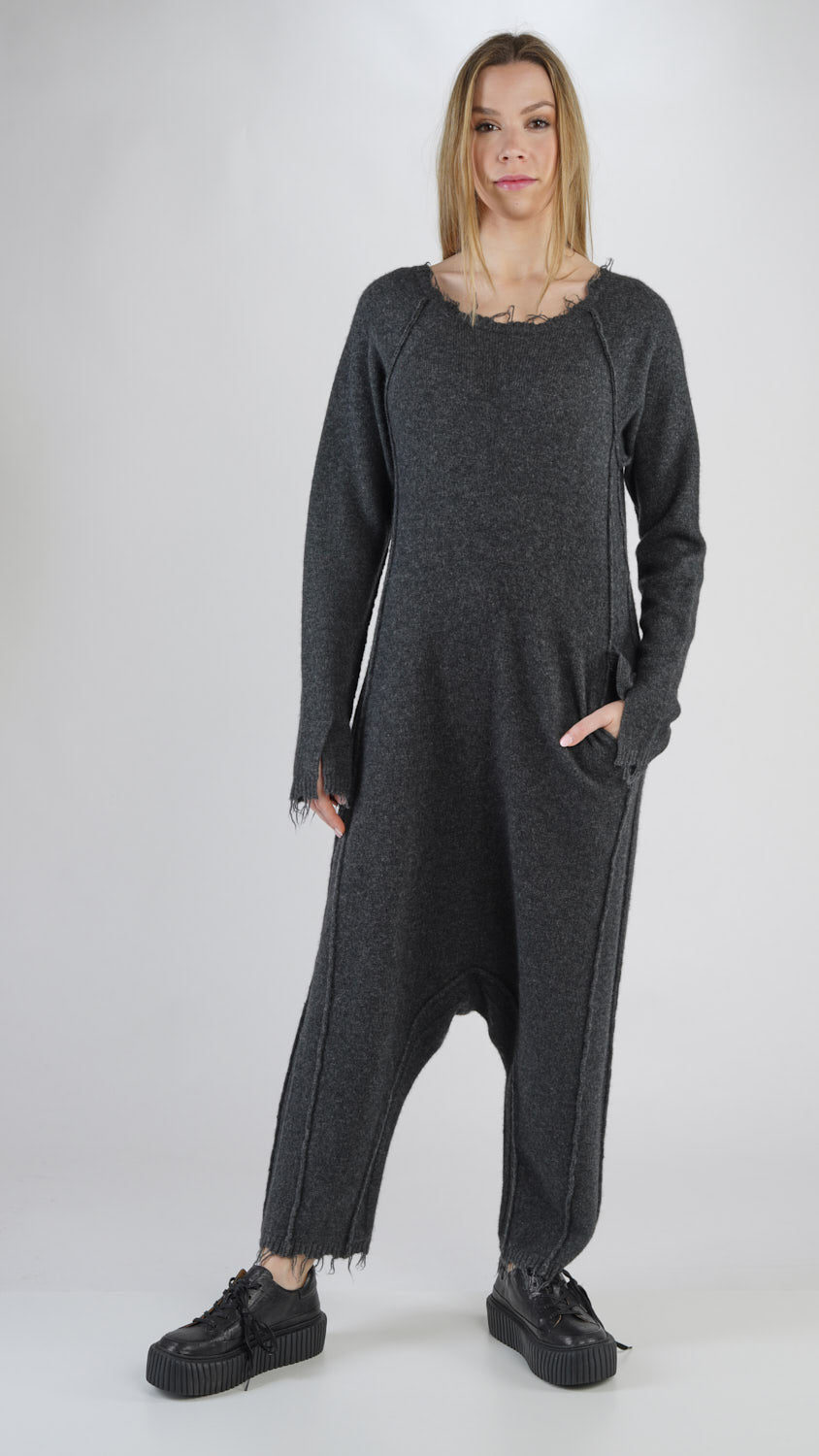 Rundholz Mainline Knitted Jumpsuit Black