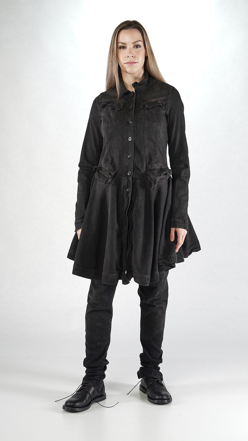 Rundholz Mainline Coat Black Gloss