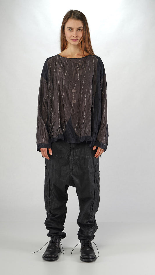 Rundholz Mainline Shirt Black Panel Print