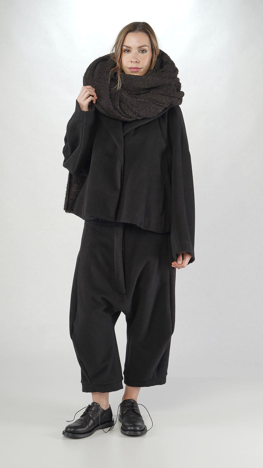 Rundholz Mainline Silk Shawl Black