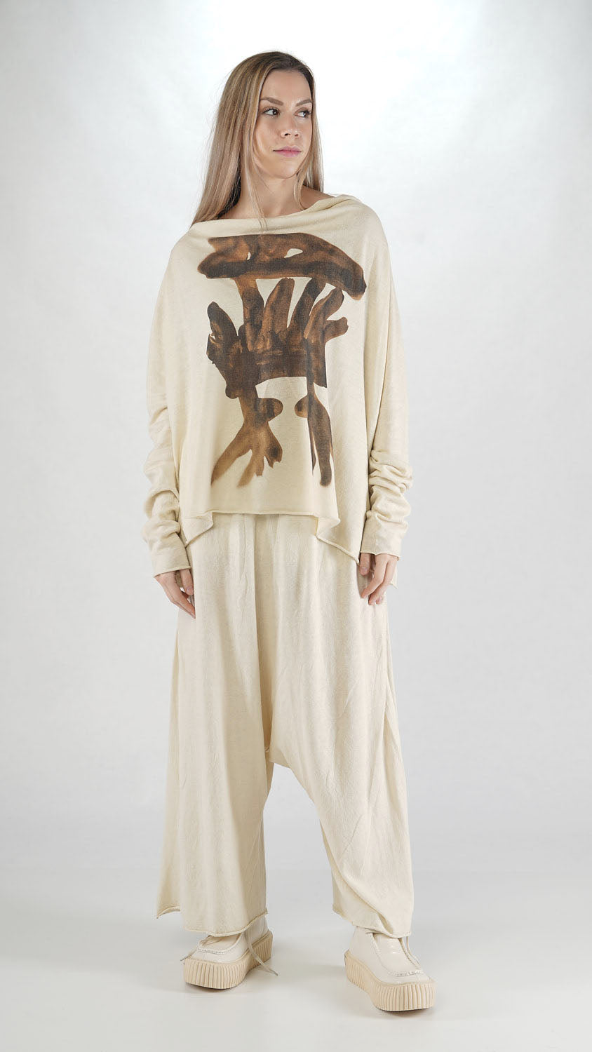 Rundholz Mainline Pullover Bone Print