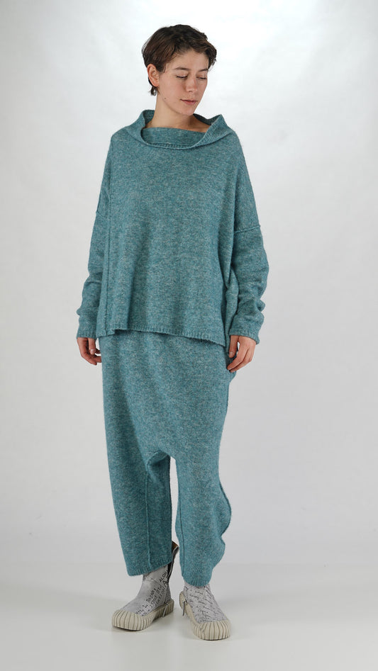 Rundholz DIP Pullover Lagoon Melange