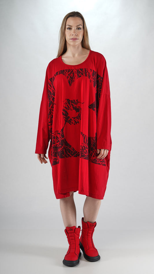 Rundholz Black Label Dress Rose Print