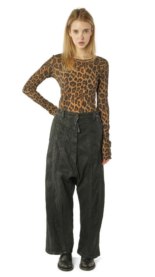PRE-ORDER Rundholz Mainline Trousers Black Gloss
