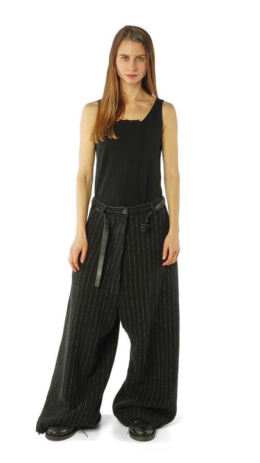 PRE-ORDER Rundholz Mainline Trousers Petrol Stripe