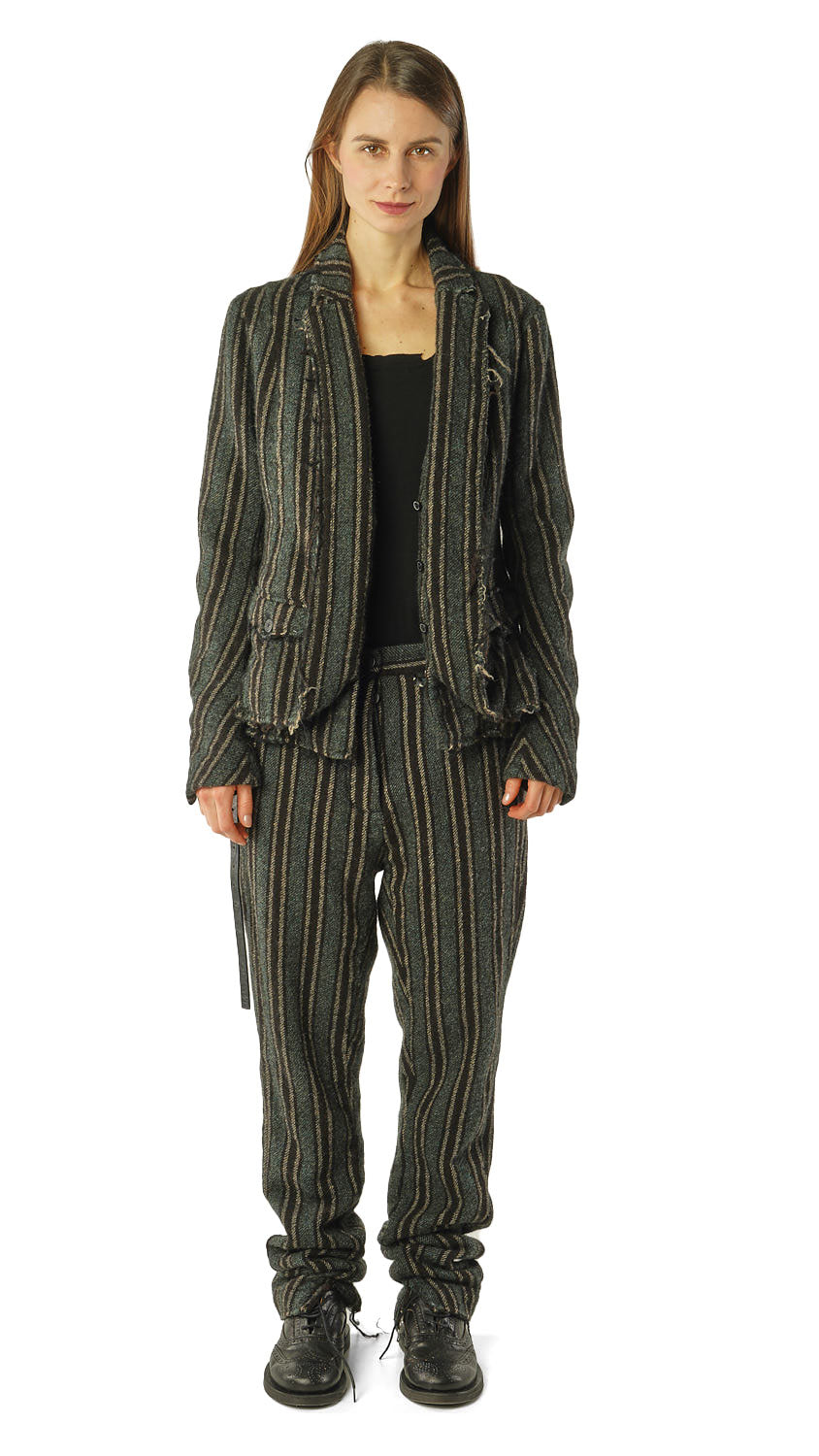 PRE-ORDER Rundholz Mainline Jacket Petrol Stripe