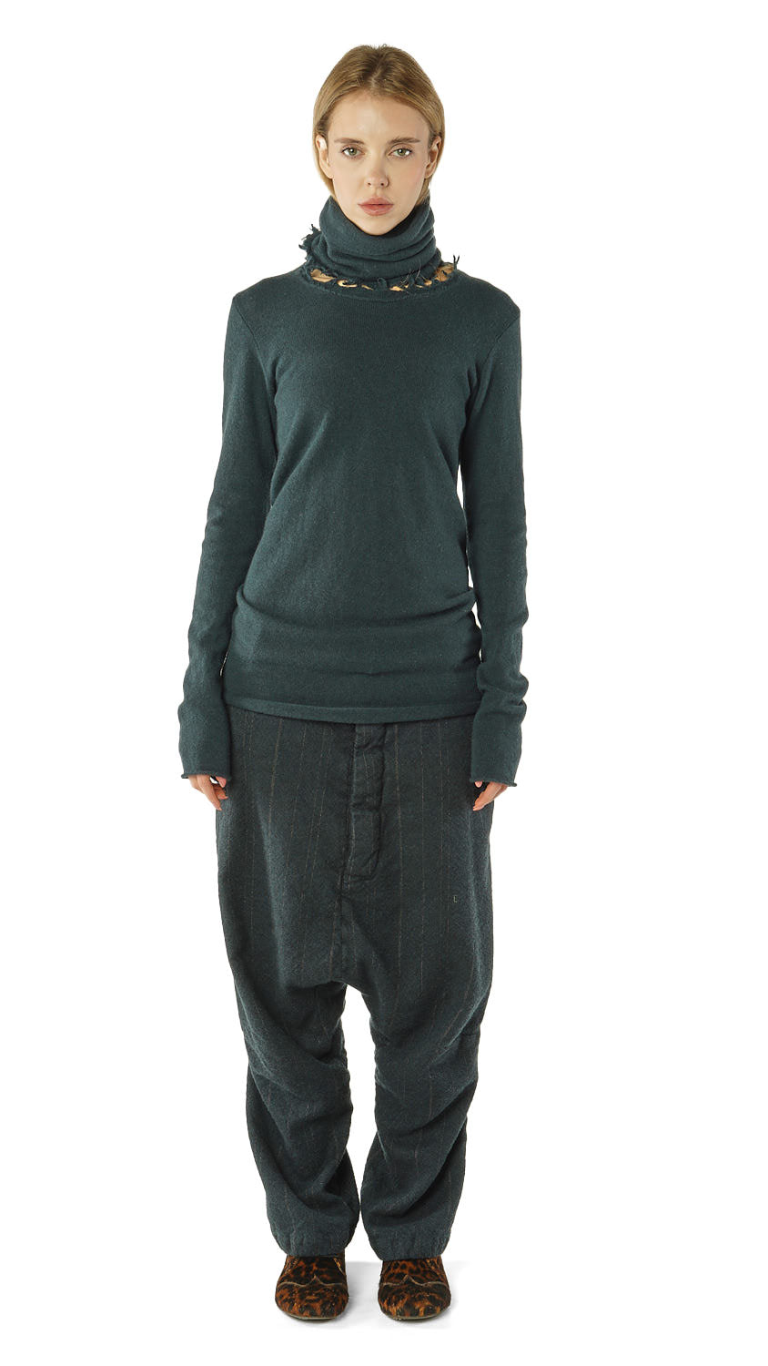 PRE-ORDER Rundholz Mainline Cashmere Collar Petrol