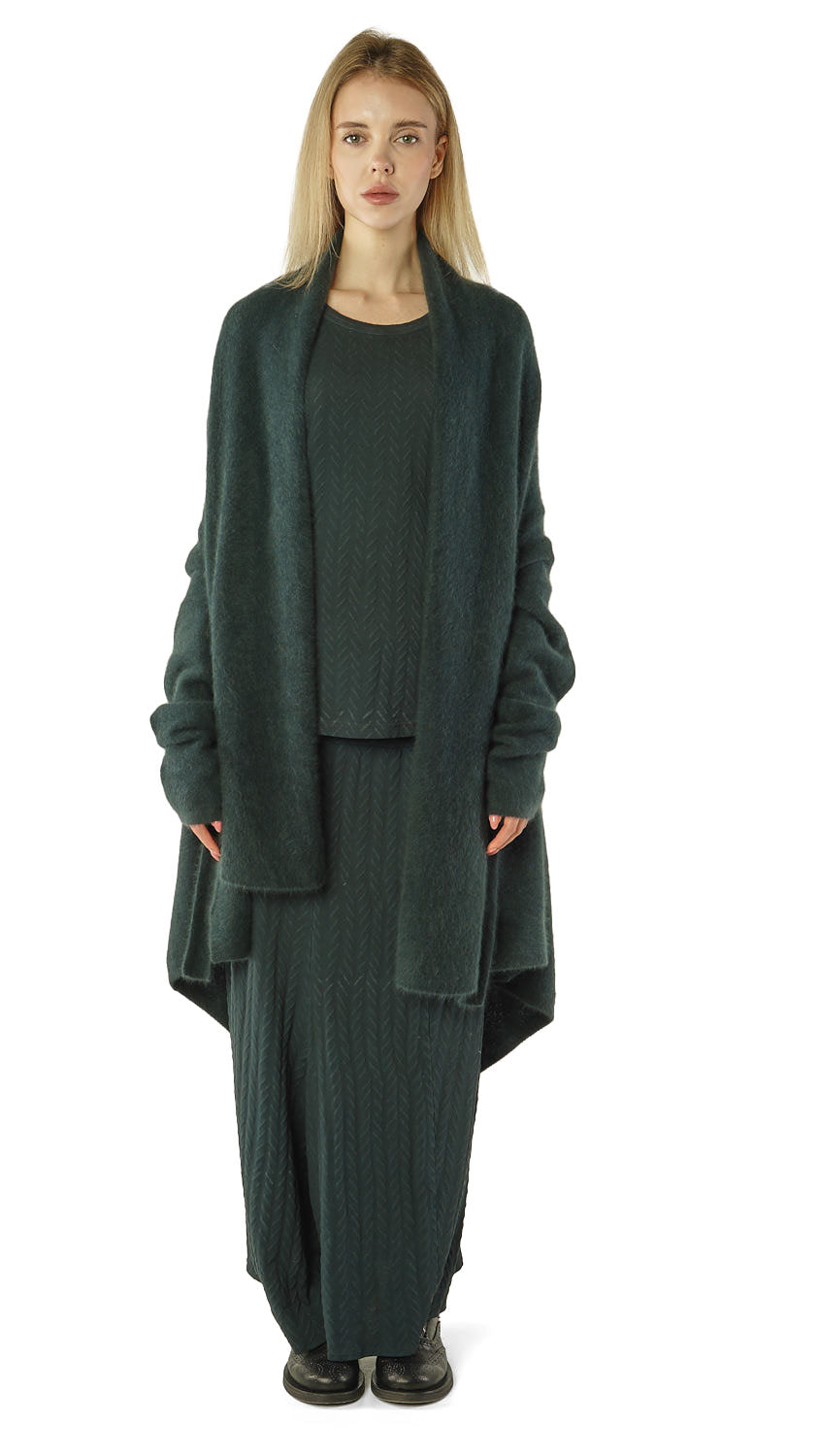 PRE-ORDER Rundholz Mainline Racoon Cardigan Petrol