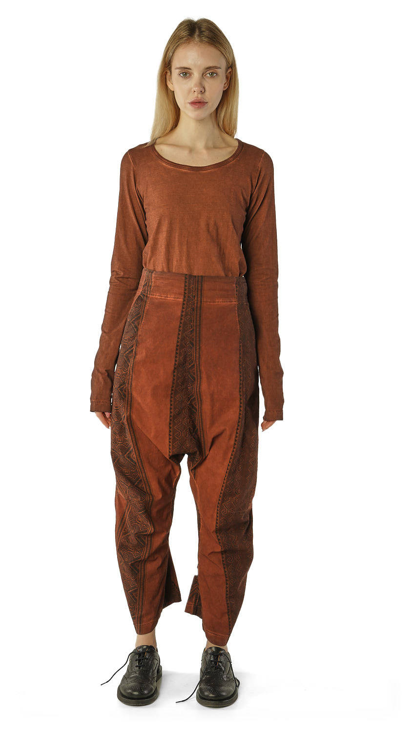 PRE-ORDER Rundholz DIP Trousers Henna Cloud Stripe