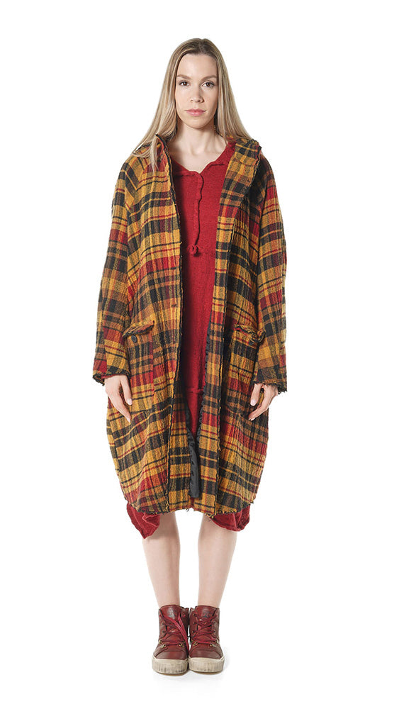 Rundholz Black Label Coat Forest Check