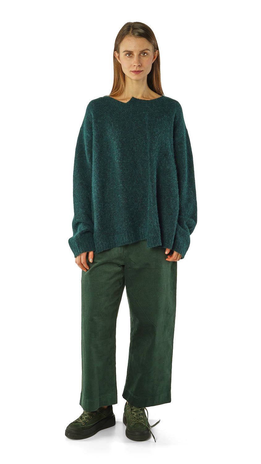 PRE-ORDER Rundholz Black Label Pullover Forest Melange