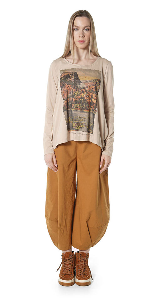 PRE-ORDER Rundholz Black Label Shirt Mountain Print